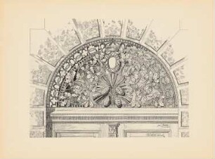 Türbogenornamentik: Ansicht (aus: Drucke von Seminararbeiten der Königlich Technischen Hochschule Berlin, Bd. III)