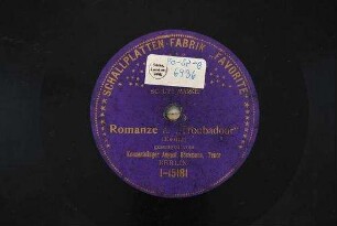 Romanze a. "Troubadour" (Es-dur) / [G. Verdi]