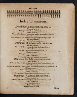 Index Thematum