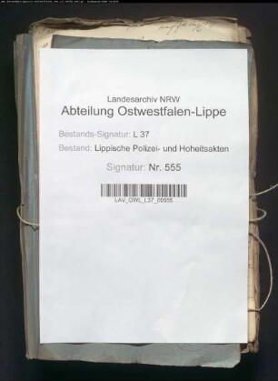 Unterstützung der von Hagelschlag und Überschwemmungen betroffenen Bauerschaften im Amte Varenholz