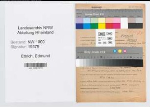 Entnazifizierung Edmund Ettrich, geb. 07.01.1911 (Arbeiter)