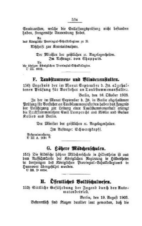 Sittliche Gefährdung der Jugend durch den Automatenbetrieb : [H. Öffentliches Volksschulwesen]