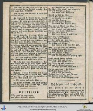 Schönheit und Unschuld.