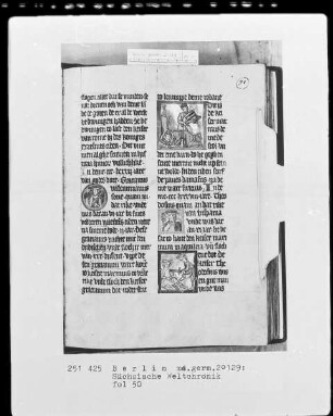 Sächsische Weltchronik (bis zum Jahre 1229) — ---, Folio 50rectoBuchseite