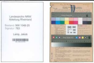 Entnazifizierung Jakob Lamp , geb. 23.01.1892 (Schlosser)