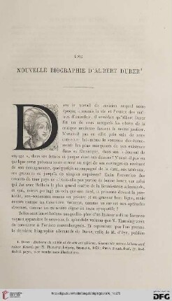 2. Pér. 14.1876: Une nouvelle biographie d'Albert Durer, [1]