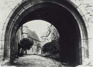 Kronach, Feste Rosenberg : Kronach. Feste Rosenberg. D. Engelhart. Blick in den Zeughaushof