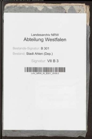 Betr. die städtischen Landwehren.