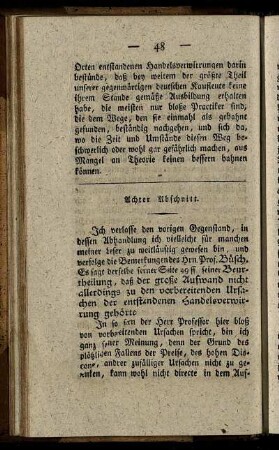 Achter Abschnitt. - Funfzehnter Abschnitt.
