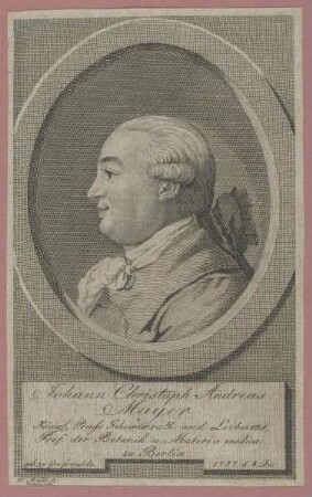 Bildnis des Johann Christoph Andreas Mayer