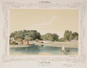 Flottbeck. (Teufels-Brücke an der Elbe)