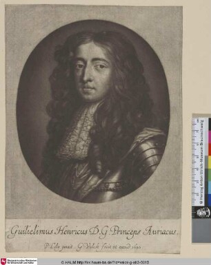 [Wilhelm III. als Prinz von Oranien; William III, prince of Orange, in armour]