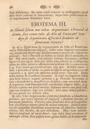 Erotema III.