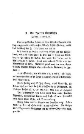 3. Der Sparren Grundbesitz