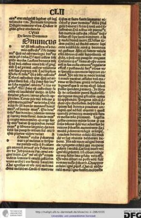 [Legenda] CVIII. De sancto Dominico.