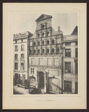 Tafel 5 Façade am Kohlmarkt