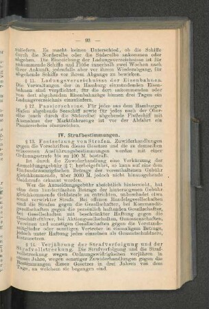 IV. Strafbestimmungen.