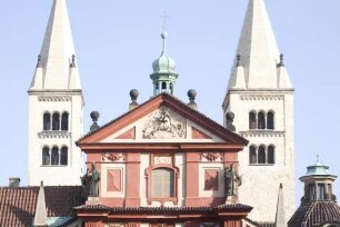 Fassade, Prag, Hradschin, Tschechische Republik