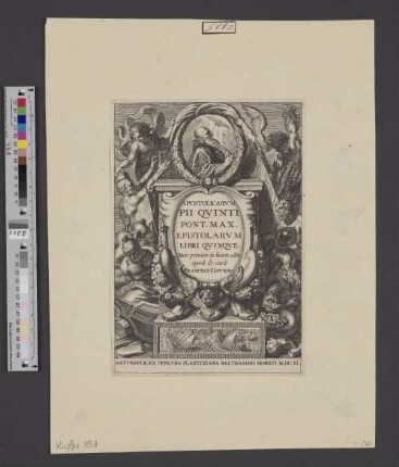 Apostolicarvm Pii Qvinti pont. Max. Epistolarvm Libri Qvinqve