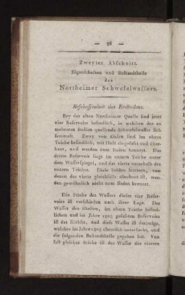 Beschaffenheit des Erdbodens.