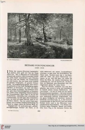 31: Richard von Poschinger : (1839-1914)