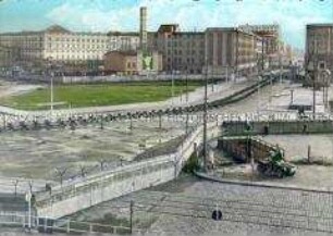 Ansicht der Berliner Mauer am Potsdamer Platz
