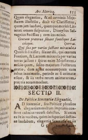 153-164, Sectio II - III