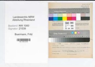 Entnazifizierung Fritz Buermann, geb. 19.05.1911 (Studienrat)