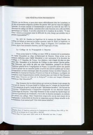 Le Collège de la Propagande à Smyrne