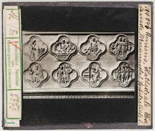 Amiens, Kathedrale: Westfassade, Marienportal, Sockelzone (Stoedtner-Nr. 104046)
