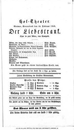 Der Liebestrank