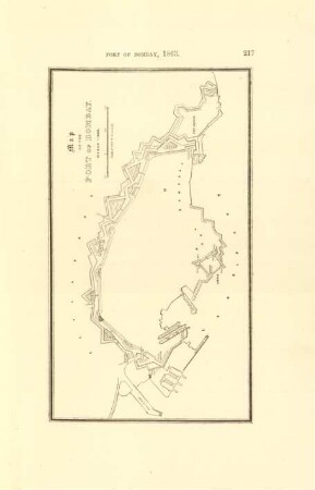 Map of the port of Bombay
