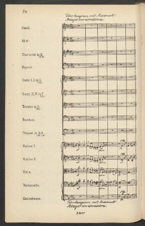 Sehr langsam, mit Ausdruck / Adagio con espressione