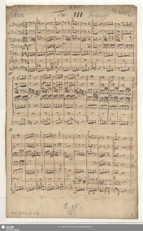 Taube des Himmels du Flamme der Liebe - Mus.3230-E-507 : V (3), Coro, orch