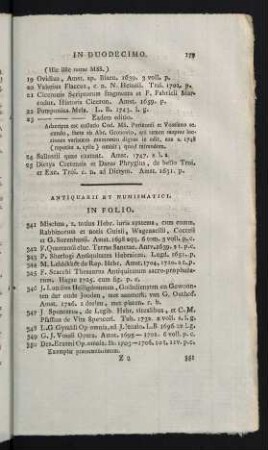 179-208, Antiquarii et Numismatici