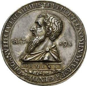 Medaille auf den Apostel Paulus
