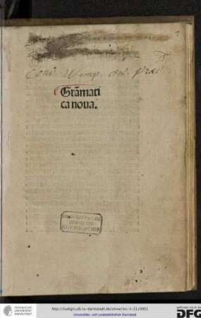 Grammatica nova