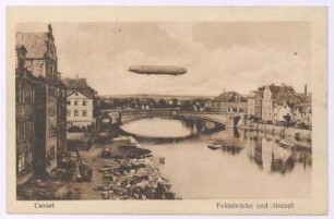 Cassel. Fuldabrücke und Altstadt