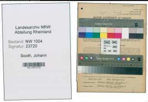 Entnazifizierung Johann Sooth , geb. 08.09.1886 (Lokheizer)