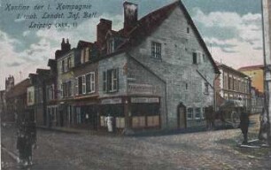 Kantine der 1. Kompagnie: 1. mob. Landst. Inf. Batl. ; Leipzig (XIX,1)