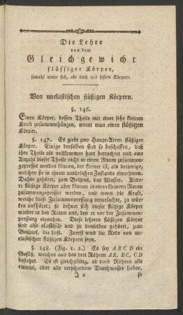 [1.] Von unelastischen flüßigen Körpern