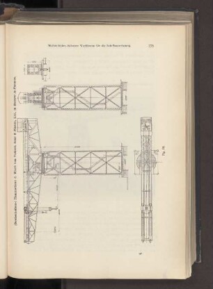 (Drehscheiben-) Hammerkran d. Werft von Vickers, Sons & Maxim, Ltd., in Barrow-in-Furness.
