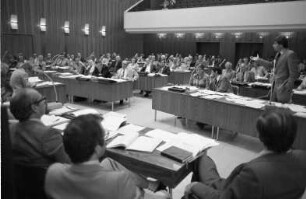 Haushaltsdebatte im Karlsruher Stadtrat zum Nachtragshaushalt 1977/78