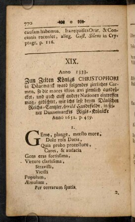 770-780, XIX. Poema, mores & fata Regni Daniae de Anno 1333