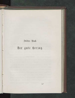 Drittes Buch. Der gute Herzog
