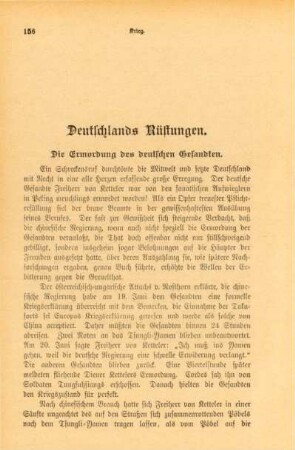 Deutschlands Rüstungen
