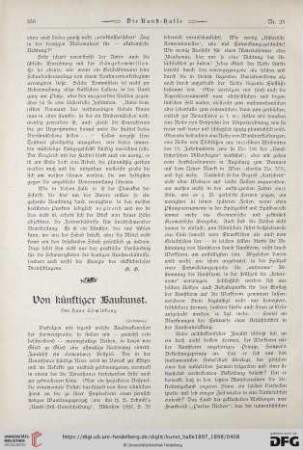 3: Von künftiger Baukunst