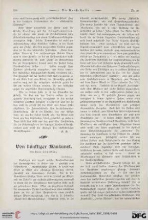 3: Von künftiger Baukunst