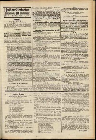 Zweite Ausgabe vom Samstag, den 22. Mai 1915.