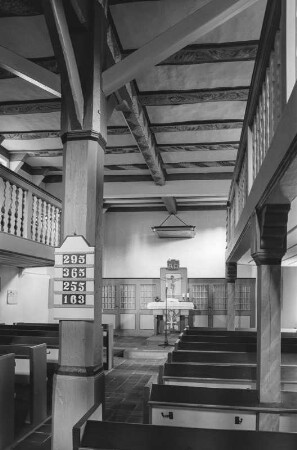 Evangelische Kirche (Kirche, evangelisch, Fachwerk); Hatzfeld, Ederstraße 26